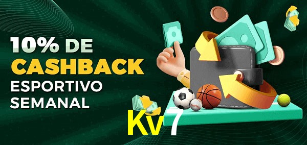 10% de bônus de cashback na Kv7